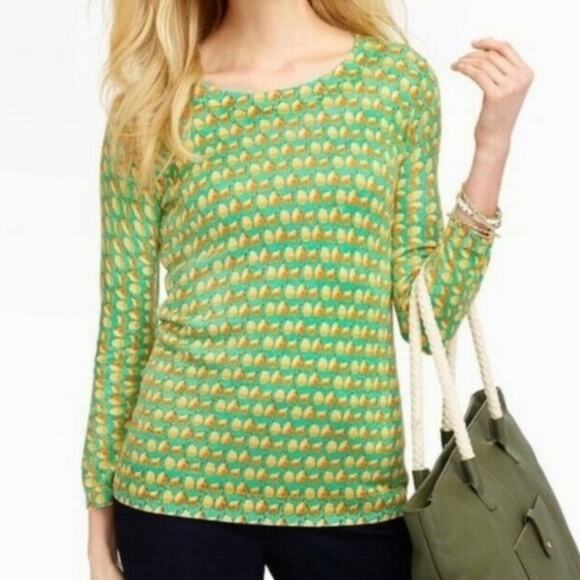 Talbots Lemon Sweater Cardigan Button closure back M - Picture 1 of 4